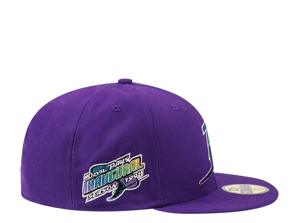 New Era Tampa Bay Rays Inaugural Season 1998 Color Flash Edition 59Fifty Fitted Gorra