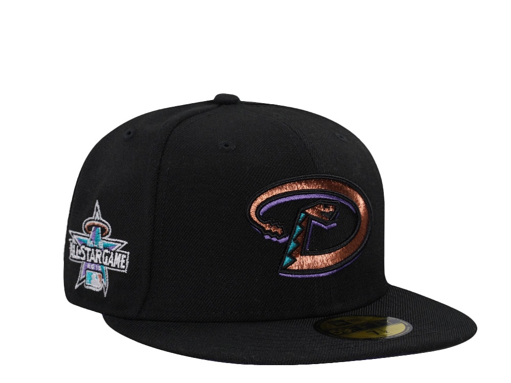 New Era Arizona Diamondbacks World Series 2001 Black and Purple Edition 59Fifty Fitted Gorra