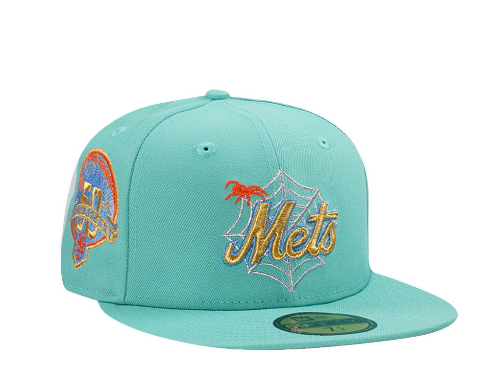 New Era New York Mets 50th Anniversary Clear Mint Prime Edition 59Fifty Fitted Gorra