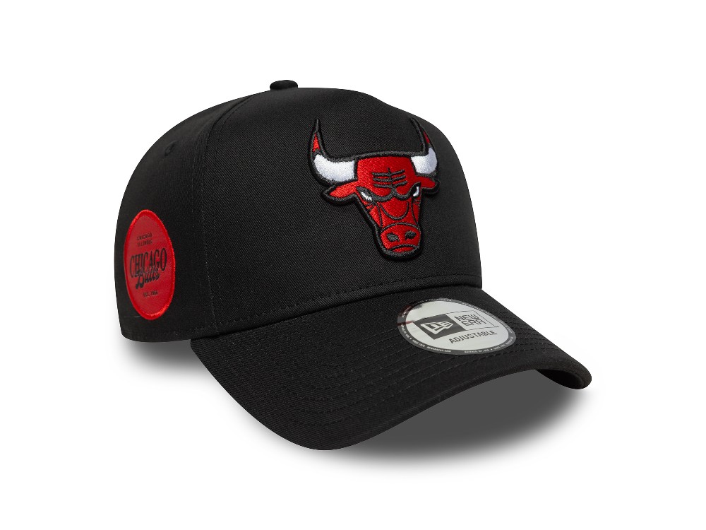 New Era Chicago Bulls Side Patch 9Forty A Frame Snapback Gorra