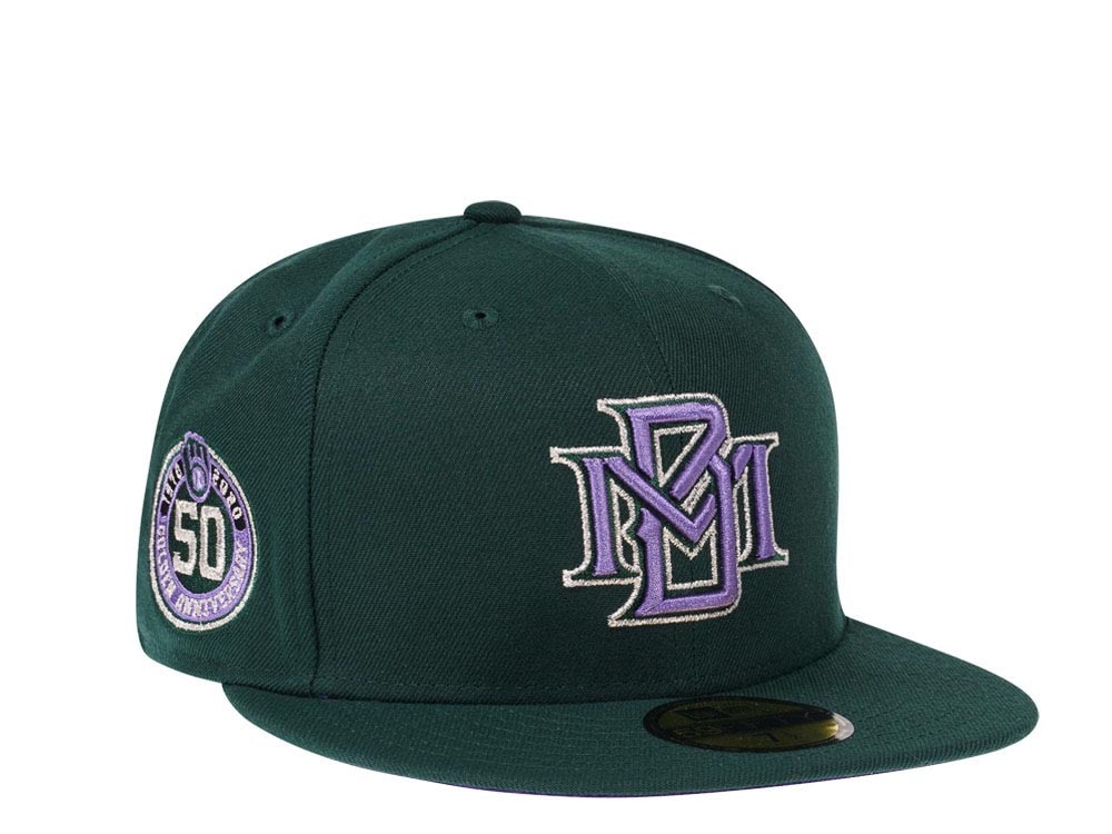 New Era Milwaukee Brewers 50th Anniversary Color Flip Edition 59Fifty Fitted Gorra