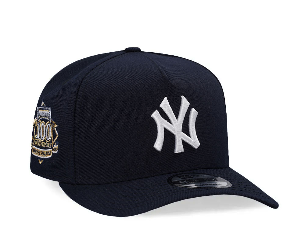 New Era New York Yankees 100th Anniversary Navy 9Fifty A Frame Snapback Gorra