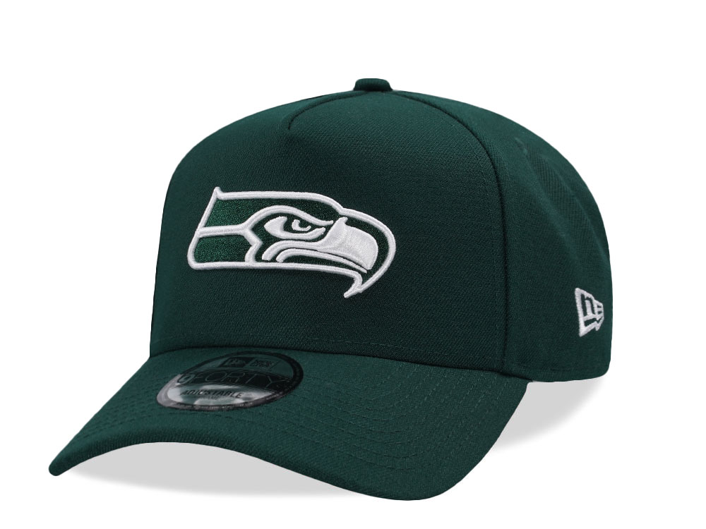 New Era Seattle Seahawks Field Green Prime Edition 9Forty A Frame Snapback Gorra