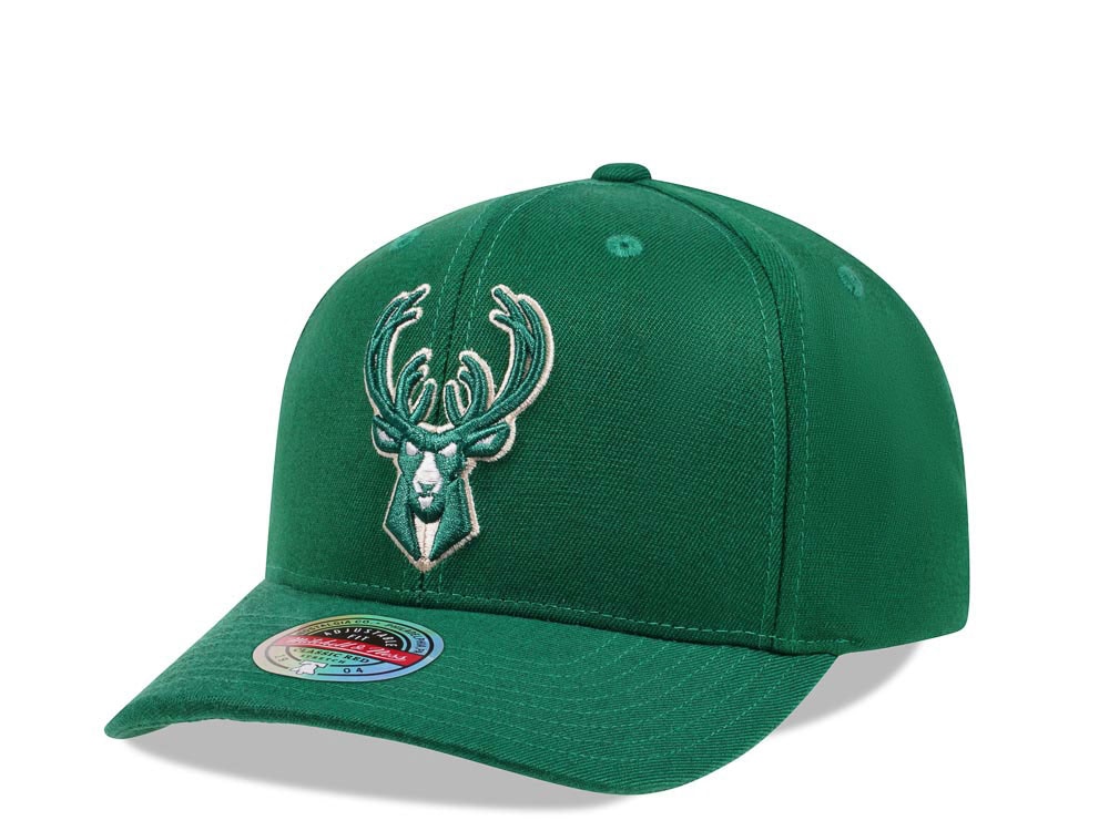 Mitchell & Ness Milwaukee Bucks Saint Red Line Flex Snapback Gorra