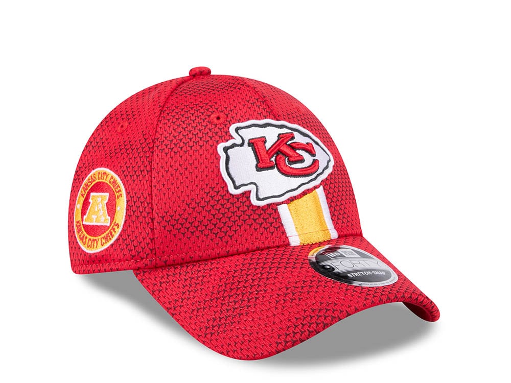 New Era Kansas City Chiefs Sideline 2024 9Forty Stretch Snapback Gorra