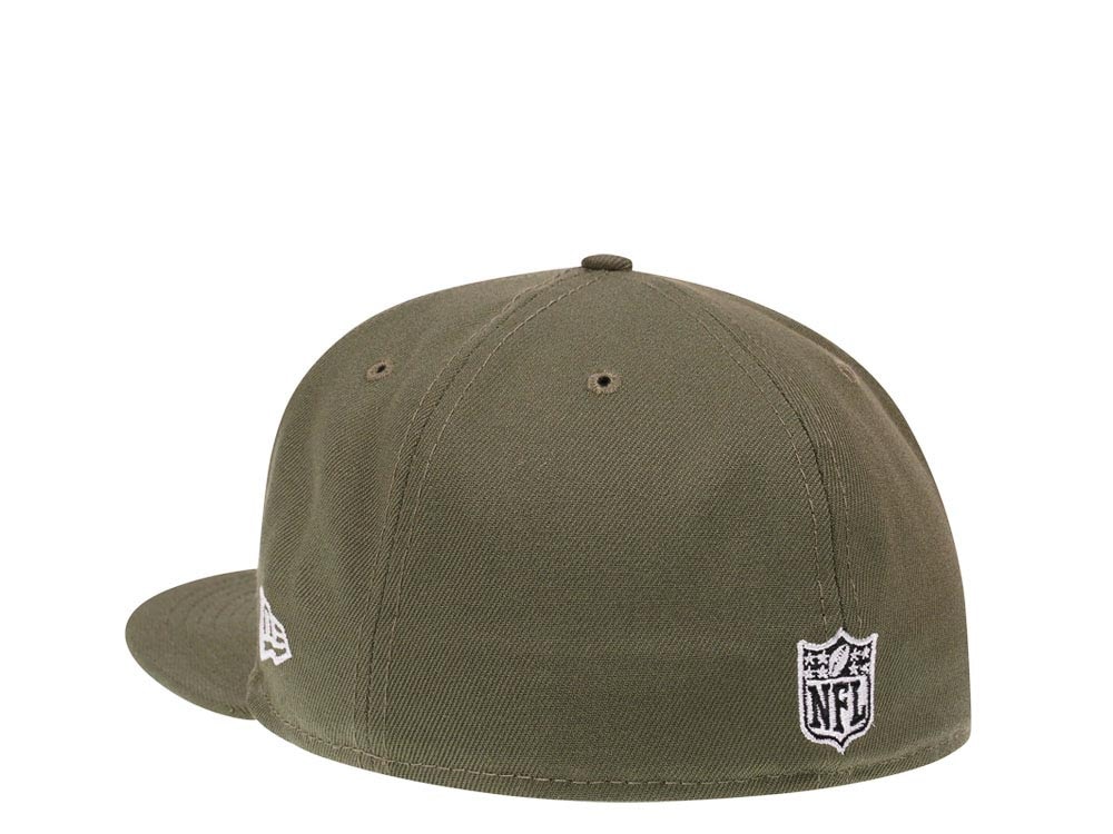 New Era New York Giants Super Bowl XLII Olive Throwback Edition 59Fifty Fitted Gorra