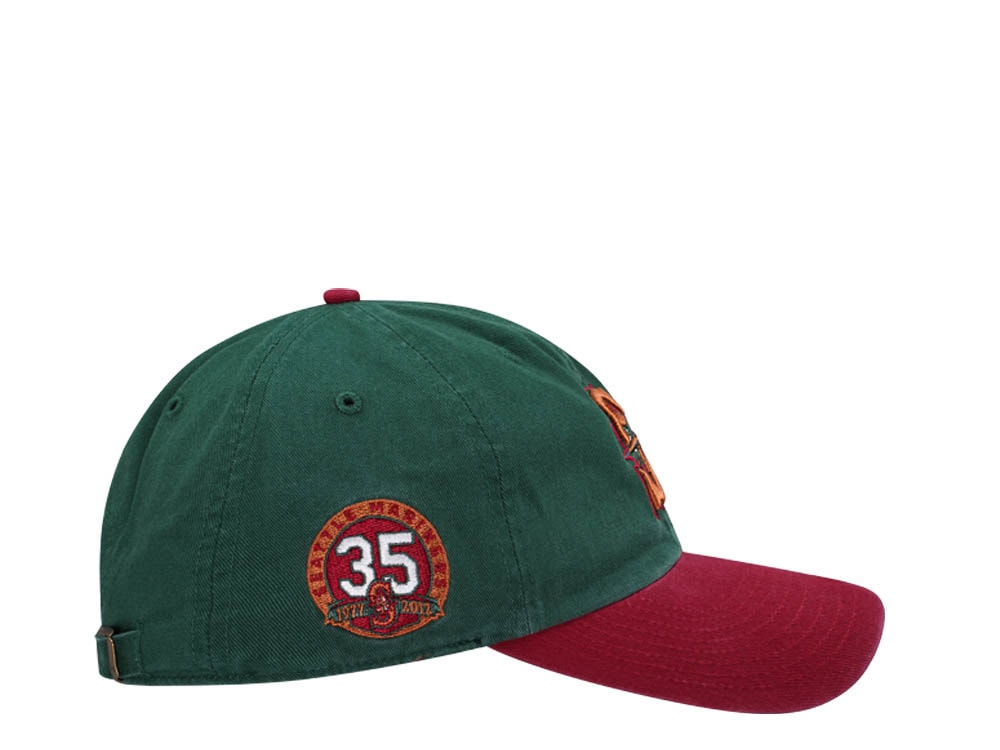 47Brand Seattle Mariners Cooperstown Dark Green Clean Up Strapback Gorra