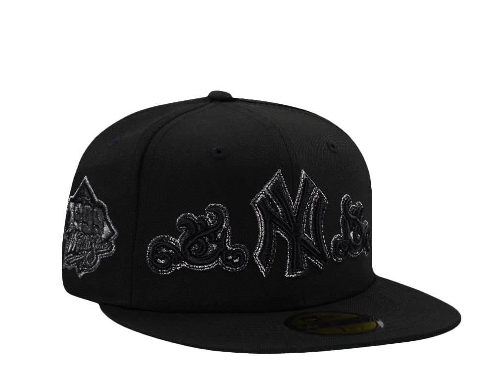 New Era New York Yankees World Series 1999 Metallic Black Prime Edition 59Fifty Fitted Gorra