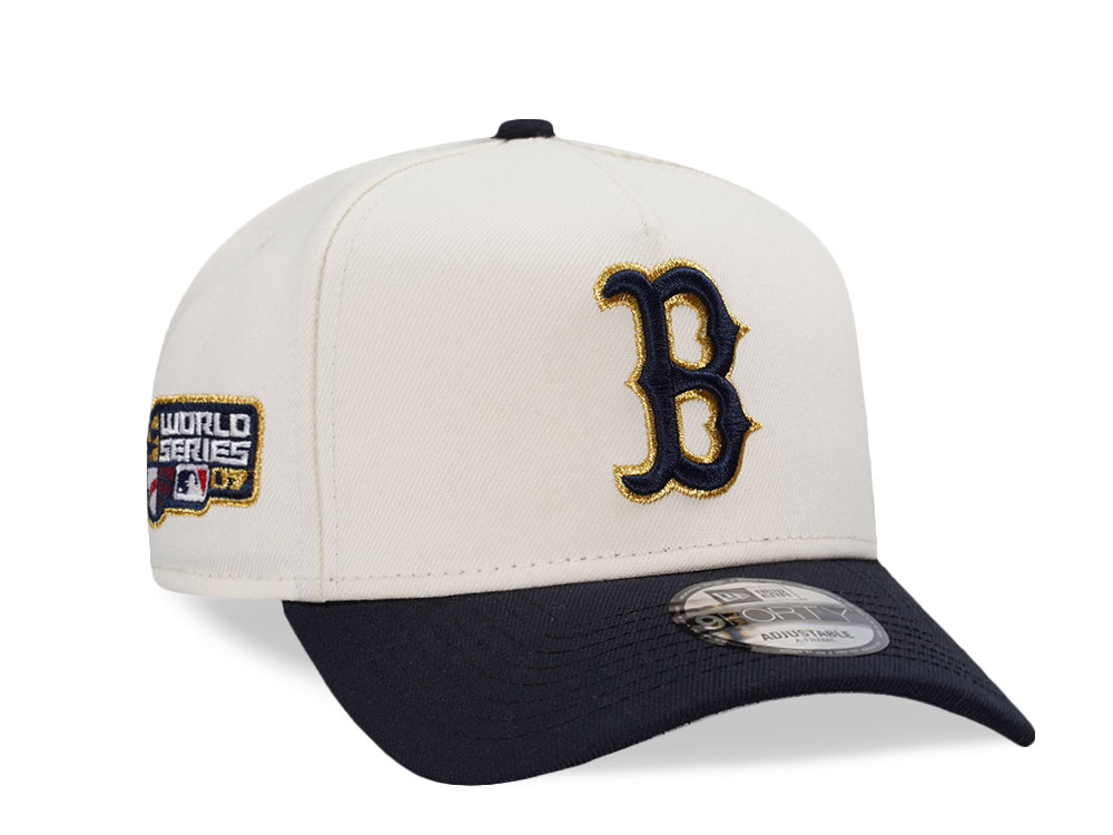 New Era Boston Red Sox World Series 2007 Chrome Prime Two Tone Edition 9Forty A Frame Snapback Gorra