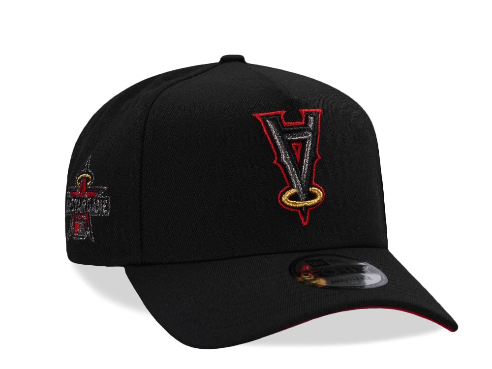 New Era Anaheim Angels Black And Red Upside Down Edition 9Forty A Frame Snapback Gorra