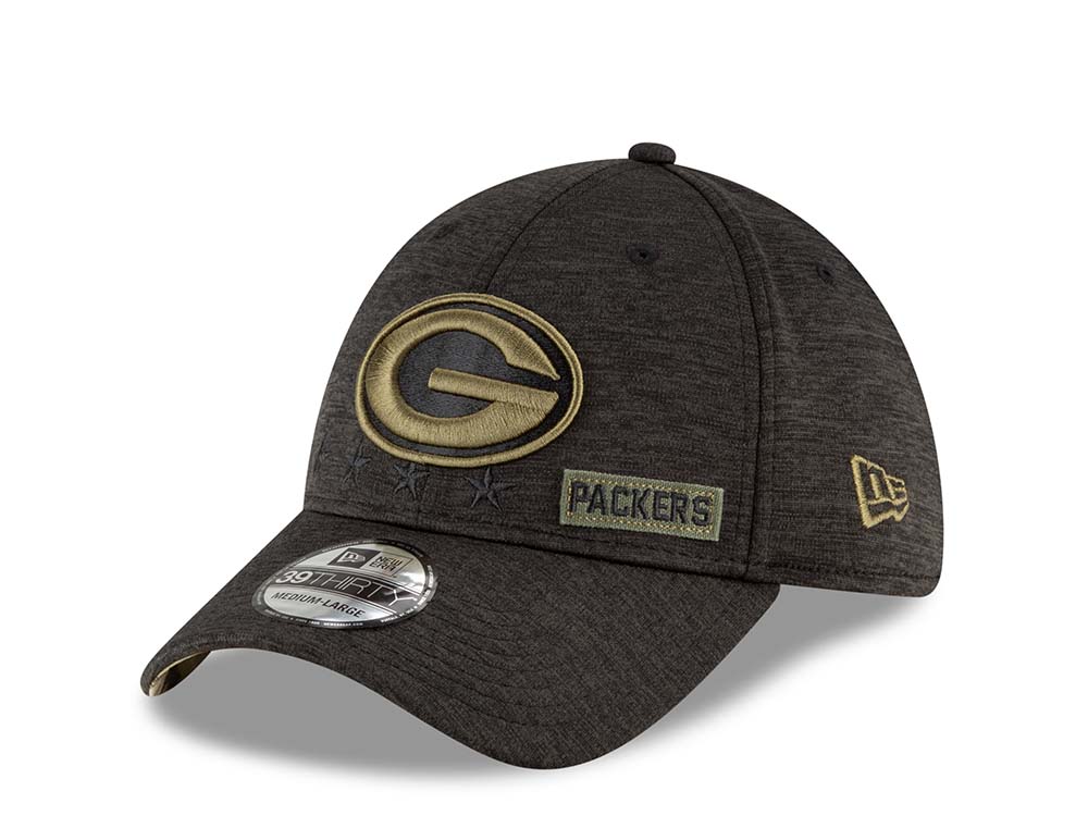 New Era Green Bay Packers Salute to Service 2020 39Thirty Stretch Gorra