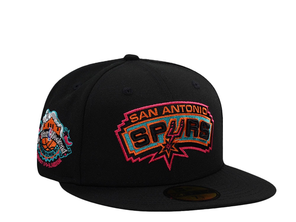 New Era San Antonio Spurs All Star Weekend 1996 Black Prime Edition 59Fifty Fitted Gorra