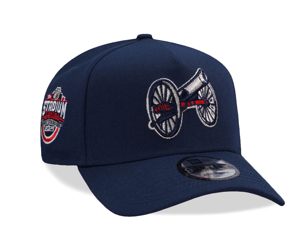 New Era Columbus Blue Jackets Stadium Series 2025 Navy Prime Edition 9Forty A Frame Snapback Gorra