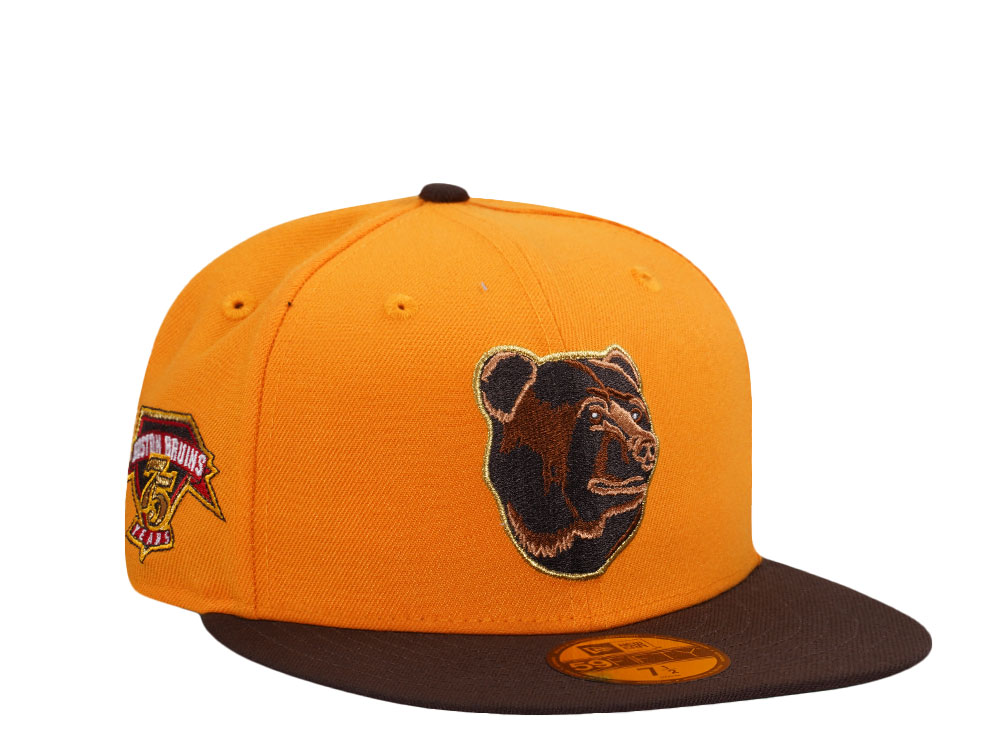 New Era Boston Bruins 75 Years Jersey Two Tone Prime Edition 59Fifty Fitted Gorra