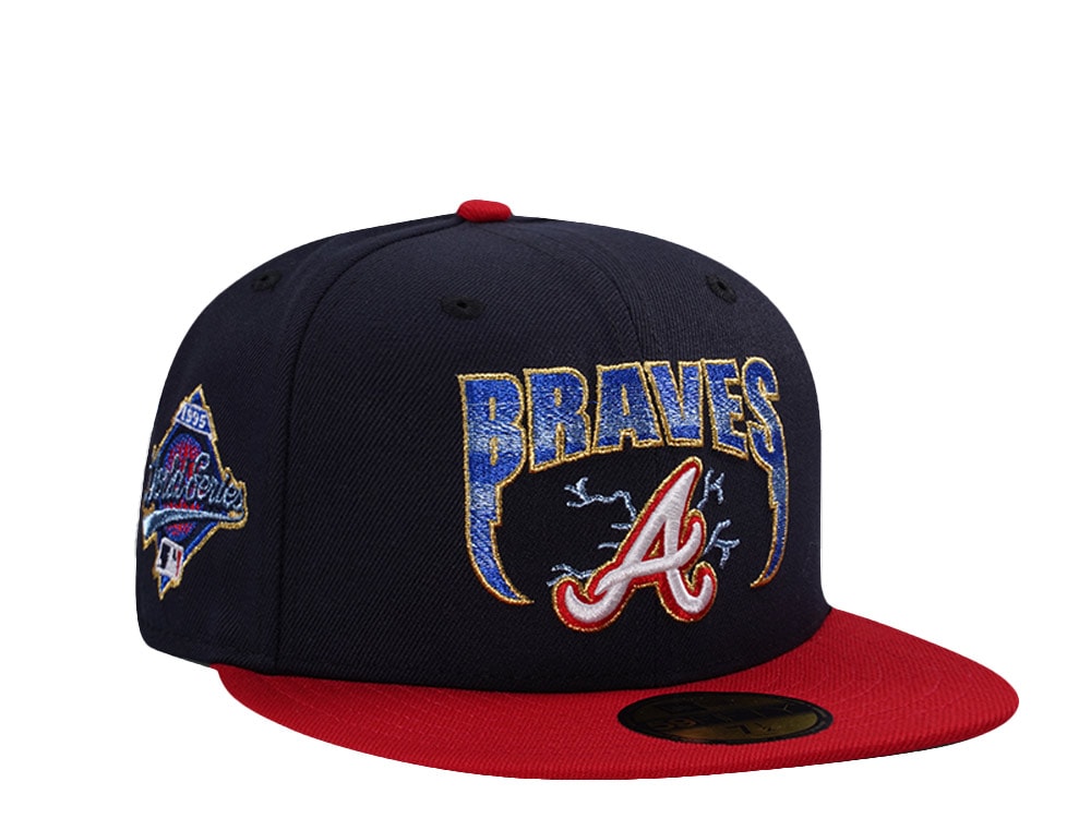 New Era Atlanta Braves World Series 1995 Navy Two Tone Edition 59Fifty Fitted Gorra