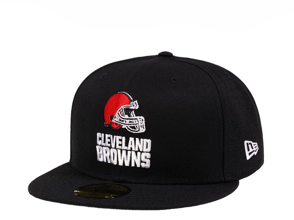 New Era Cleveland Browns Black Crimson Collection 59Fifty Fitted Gorra