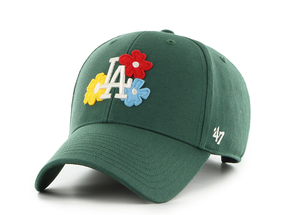 47 Brand Los Angeles Dodgers Gallery Dark Green MVP Strapback Gorra