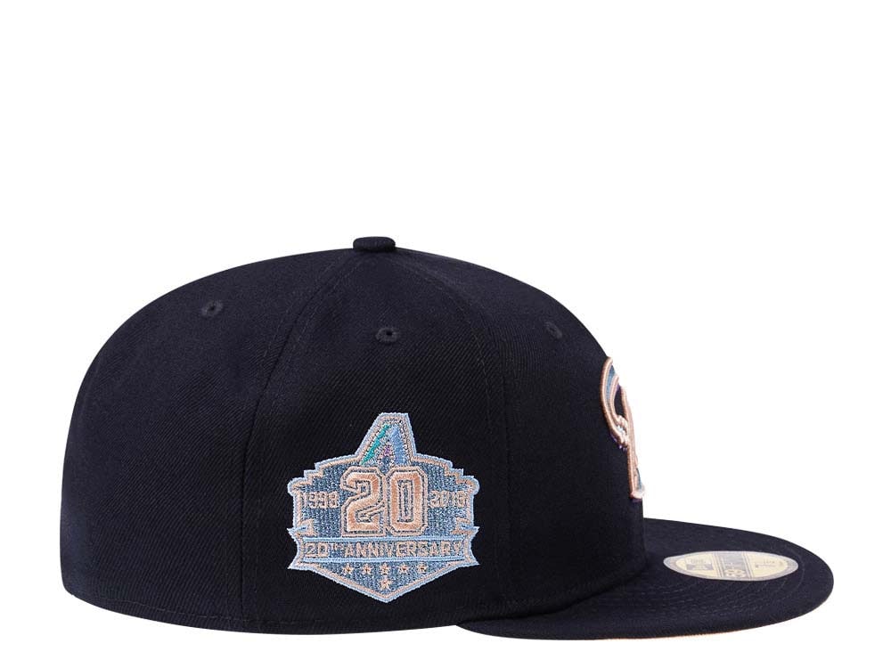 New Era Arizona Diamondbacks 20th Anniversary Arctic Peach Edition 59Fifty Fitted Gorra