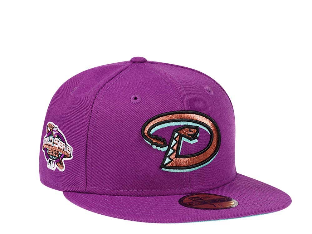 New Era Arizona Diamondbacks World Series 2001 Sparkling Mint Edition 59Fifty Fitted Gorra