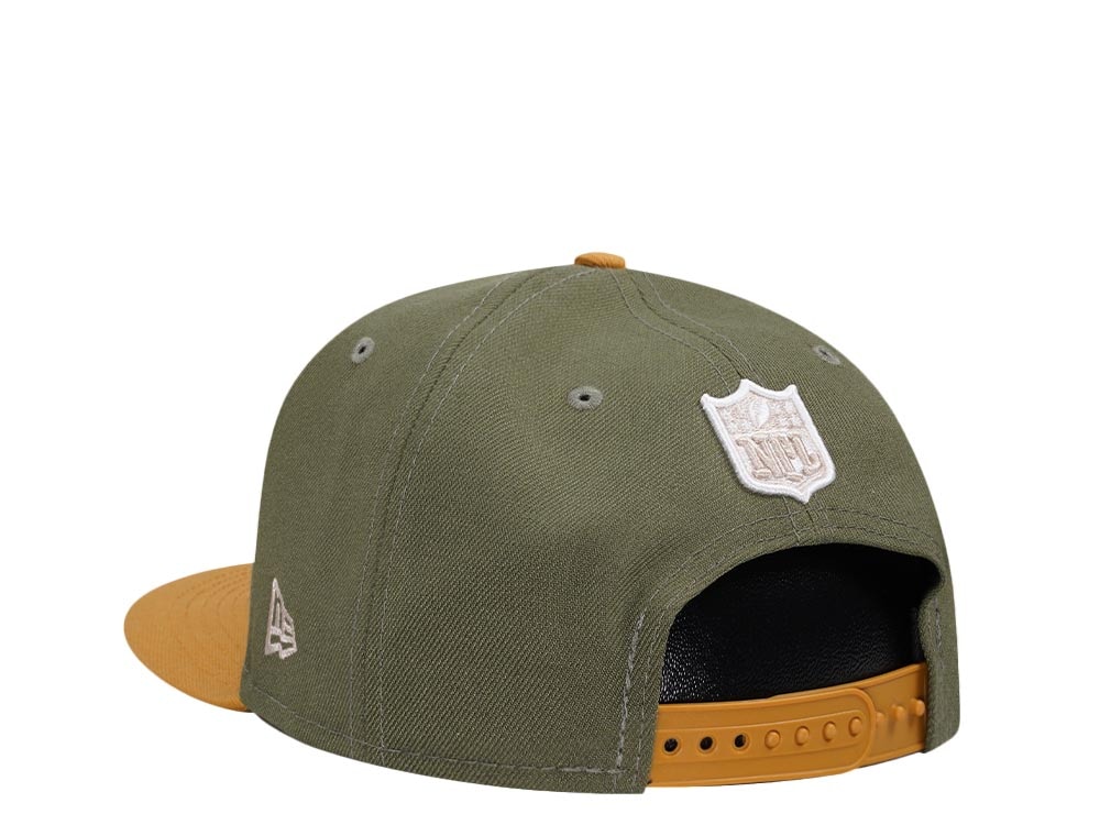 New Era Miami Dolphins Olive Two Tone Edition 9Fifty Snapback Gorra