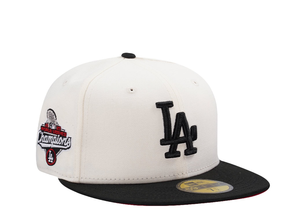 New Era Los Angeles Dodgers World Series Champions 2025 Chrome Two Tone Edition 59Fifty Fitted Gorra