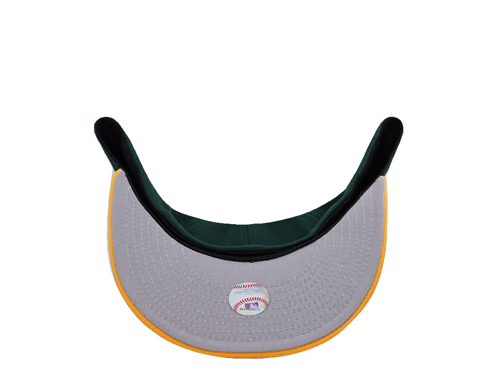 New Era Oakland Athletics Dark Green Two Tone Edition 59Fifty Pre Curved Fitted Gorra