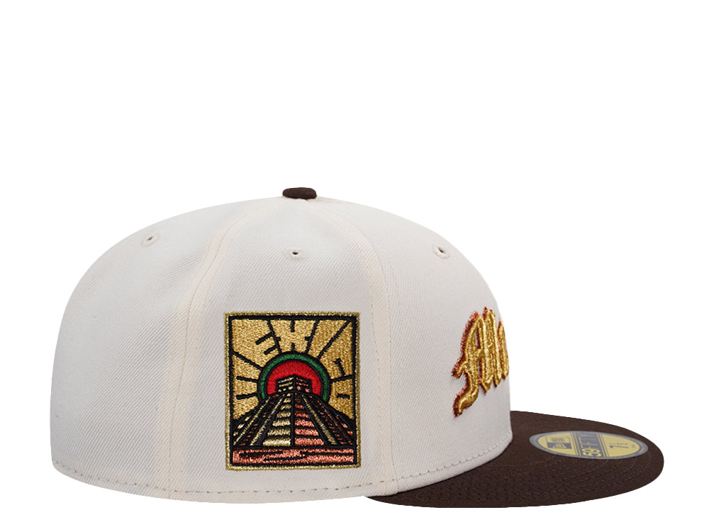 New Era Mexico Temple Chrome Two Tone Edition 59Fifty Fitted Gorra
