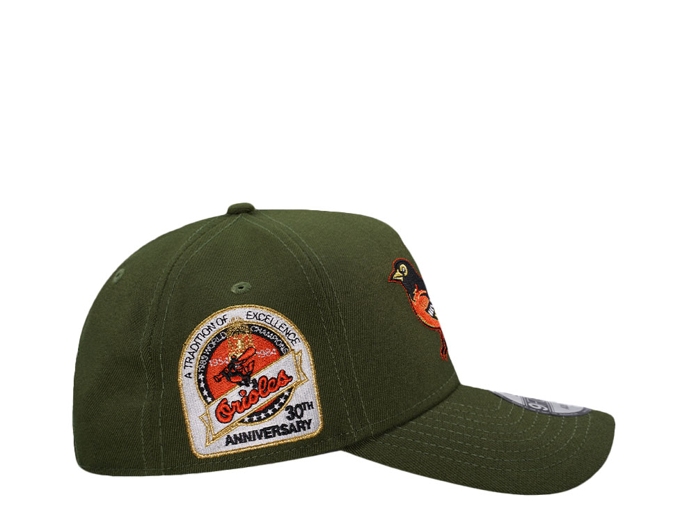 New Era Baltimore Orioles 30th Anniversary Rifle Prime Edition 9Forty A Frame Snapback Gorra