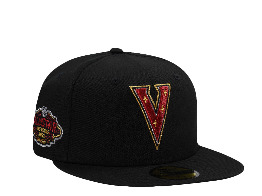 New Era Vegas Golden Knights All Star Game 2022 Black Prime Edition 59Fifty Fitted Gorra