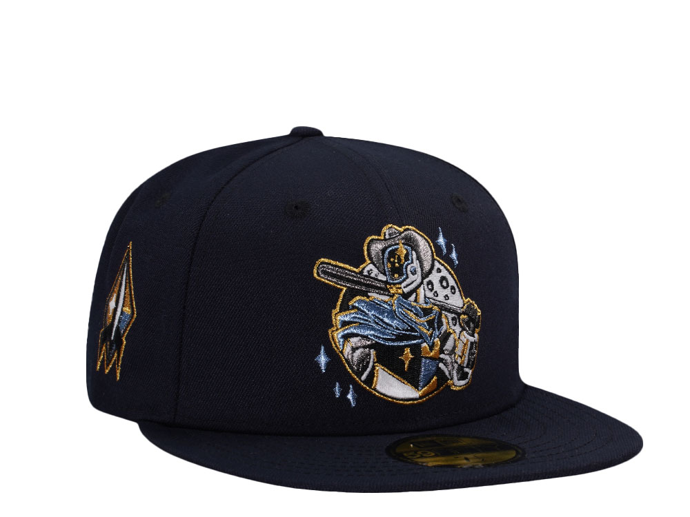New Era Sugarland Space Cowboys Metallic Prime Edition 59Fifty Fitted Gorra