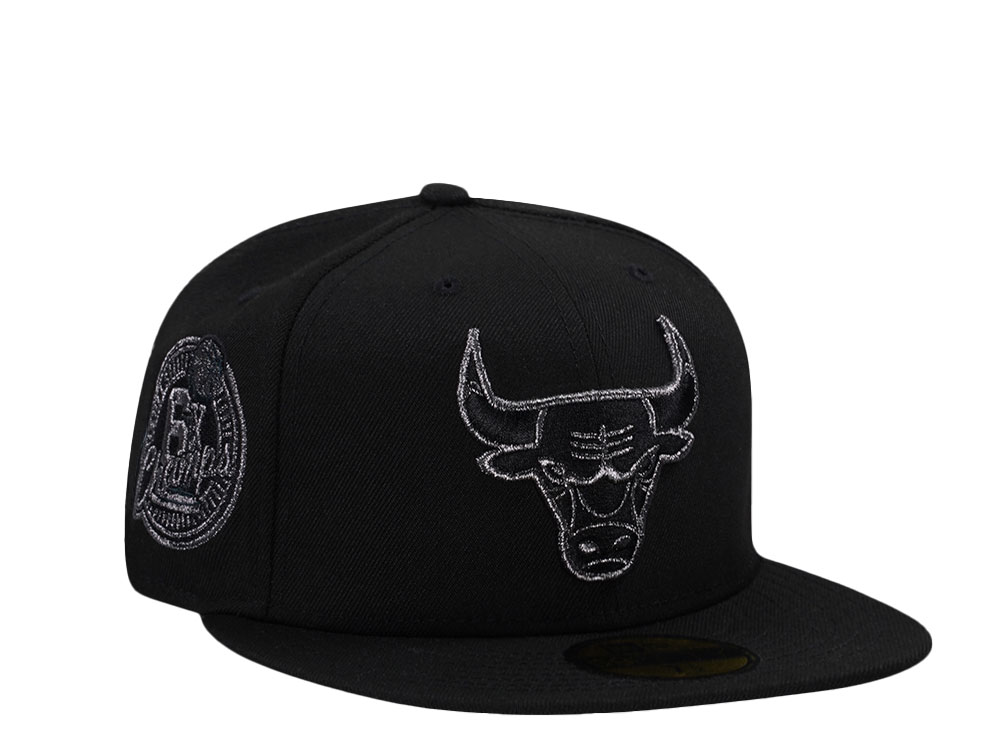 New Era Chicago Bulls 6x Champs Liquid Titanium Prime Edition 59Fifty Fitted Gorra