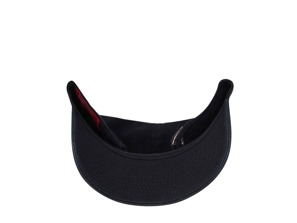 American Needle California Republic Black Vintage Casual Strapback Gorra