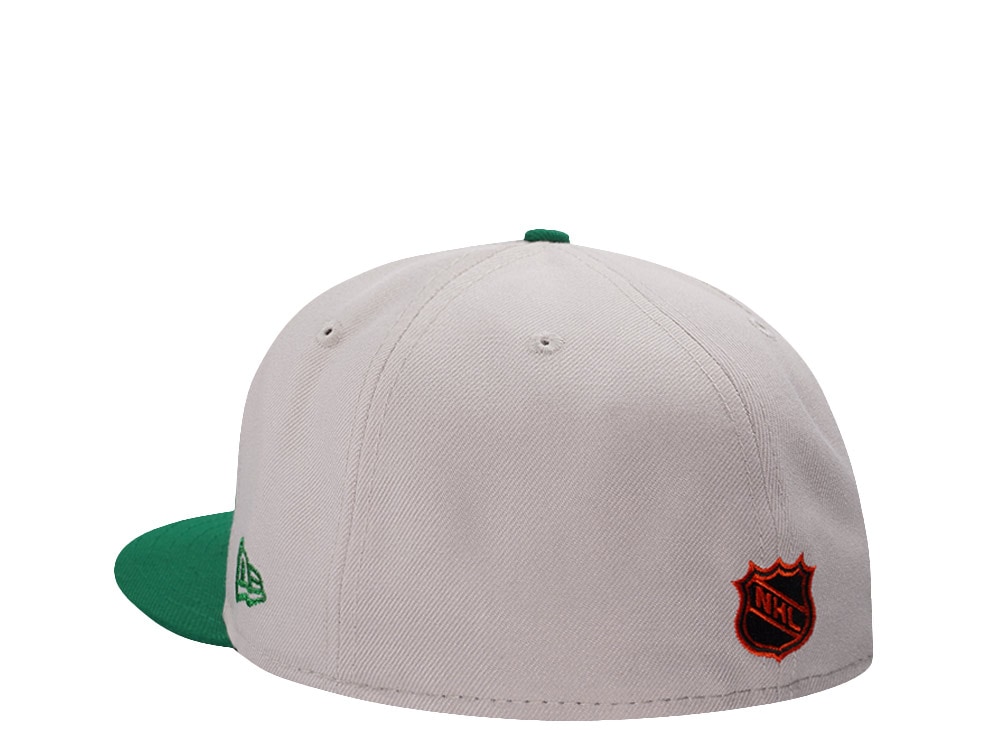 New Era Minnesota North Stars 25th Anniversary Stone Two Tone Edition 59Fifty Fitted Gorra
