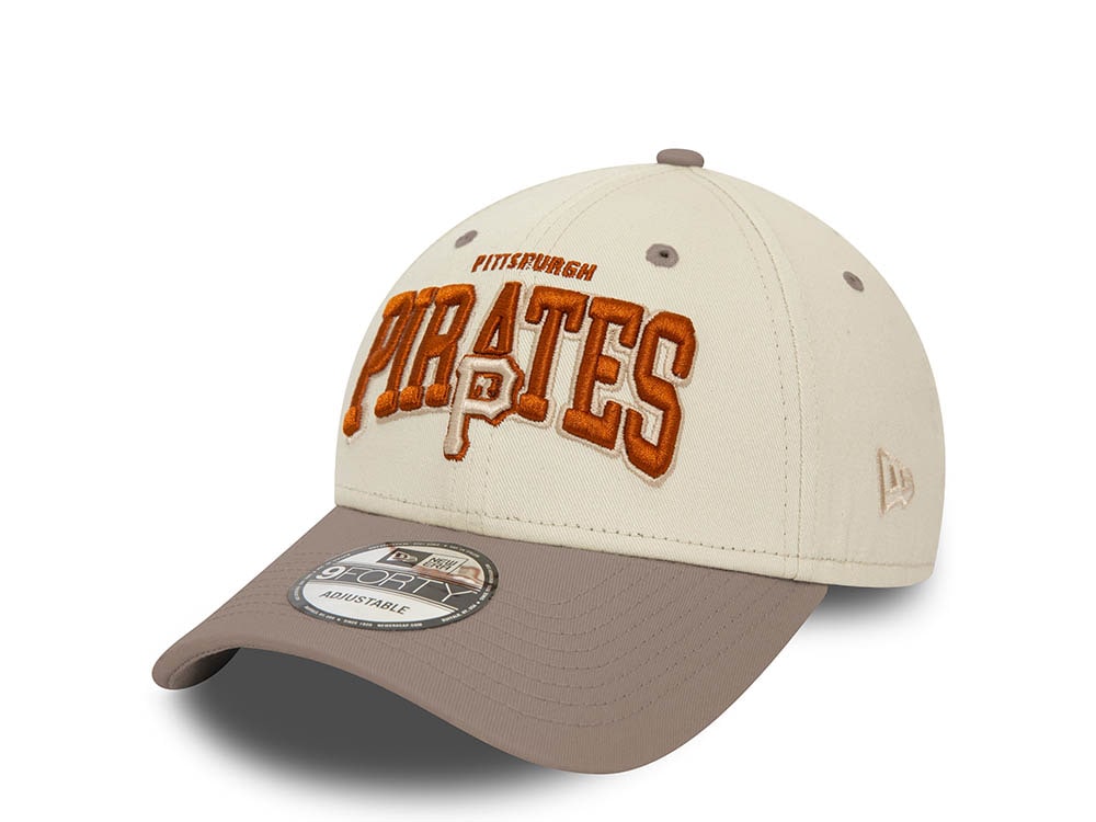New Era Pittsburgh Pirates White Crown Two Tone 9Forty Strapback Gorra