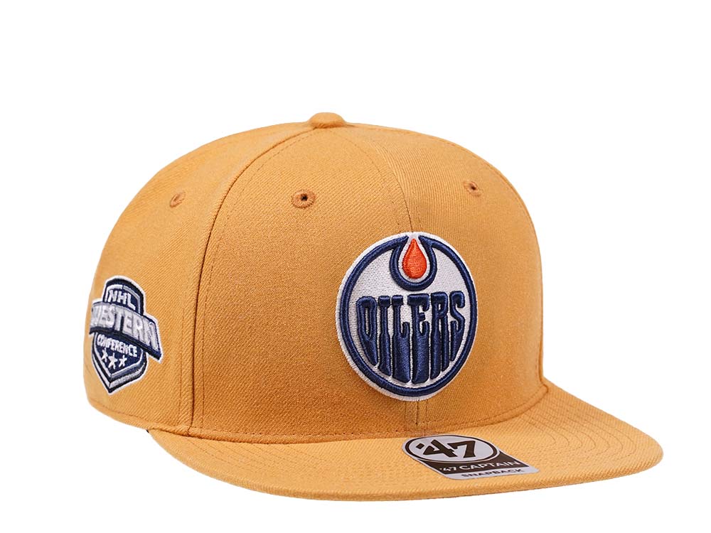 47brand Edmonton Oilers Grinder Edition Captain Snapback Gorra
