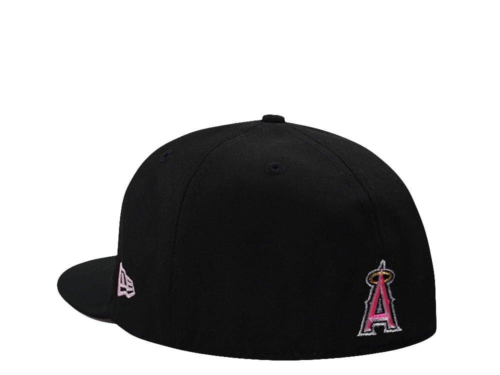 New Era Anaheim Angels 50th Anniversary Clouds Black Prime Edition 59Fifty Fitted Gorra