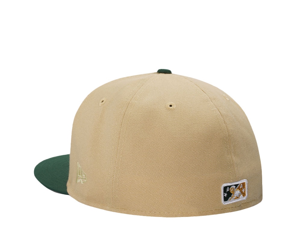 New Era Wisconsin Timber Rattlers 20 Seasons Vegas Gold Two Tone Edition 59Fifty Fitted Gorra