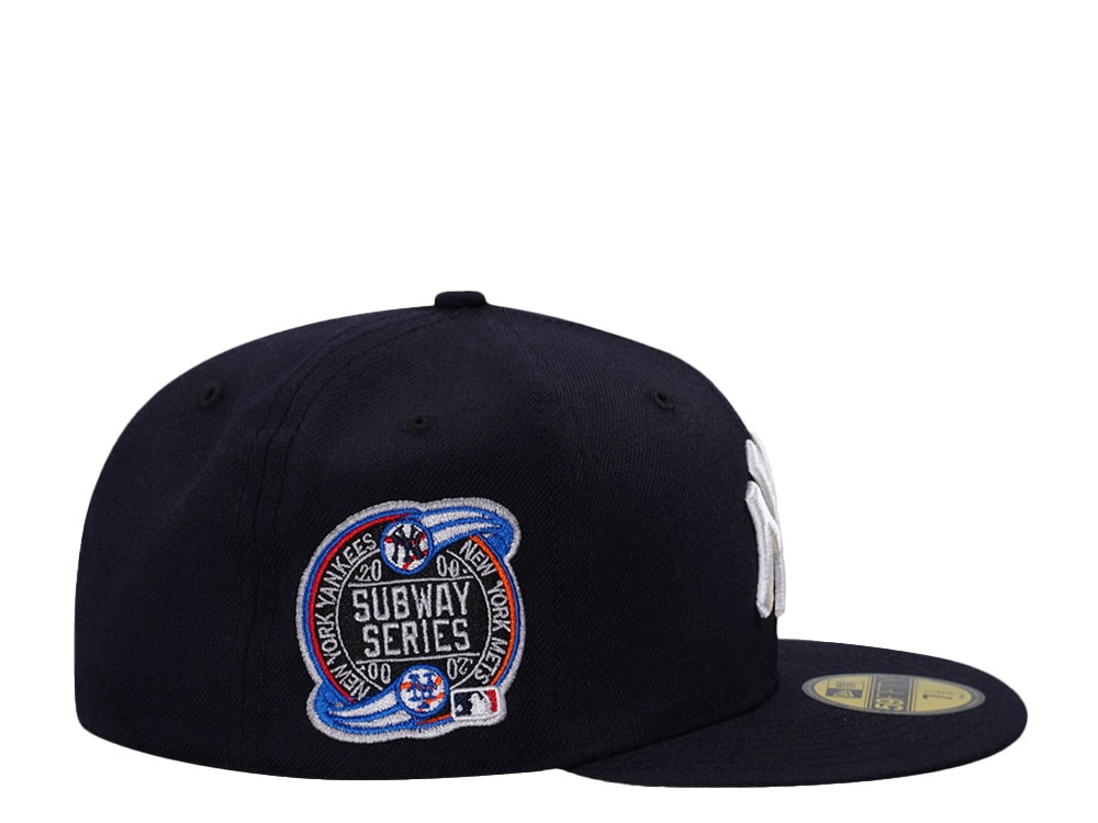 New Era New York Yankees Subway Series 2000 Navy Wool Edition 59Fifty Fitted Gorra