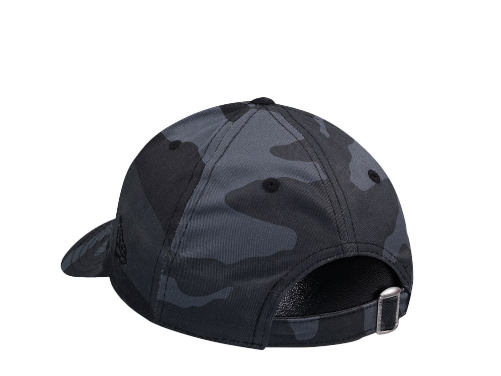 New Era New York Yankees League Essential Gray Camo Kids 9Forty Strapback Gorra