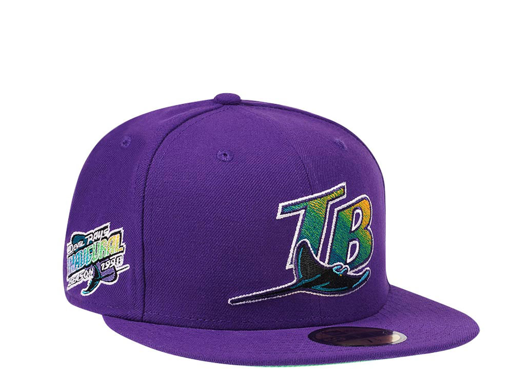 New Era Tampa Bay Rays Inaugural Season 1998 Color Flash Edition 59Fifty Fitted Gorra