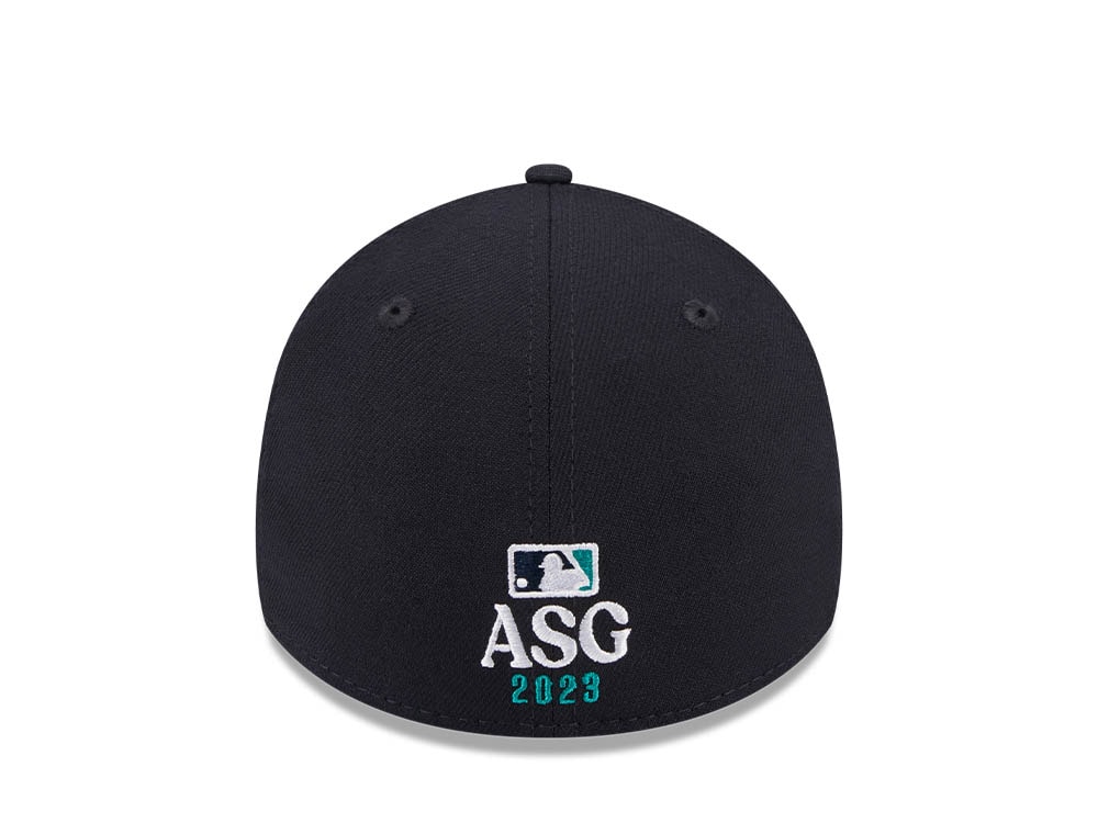 New Era Seattle Mariners All Star Game 2023 Patch E1 Navy 39Thirty Stretch Gorra