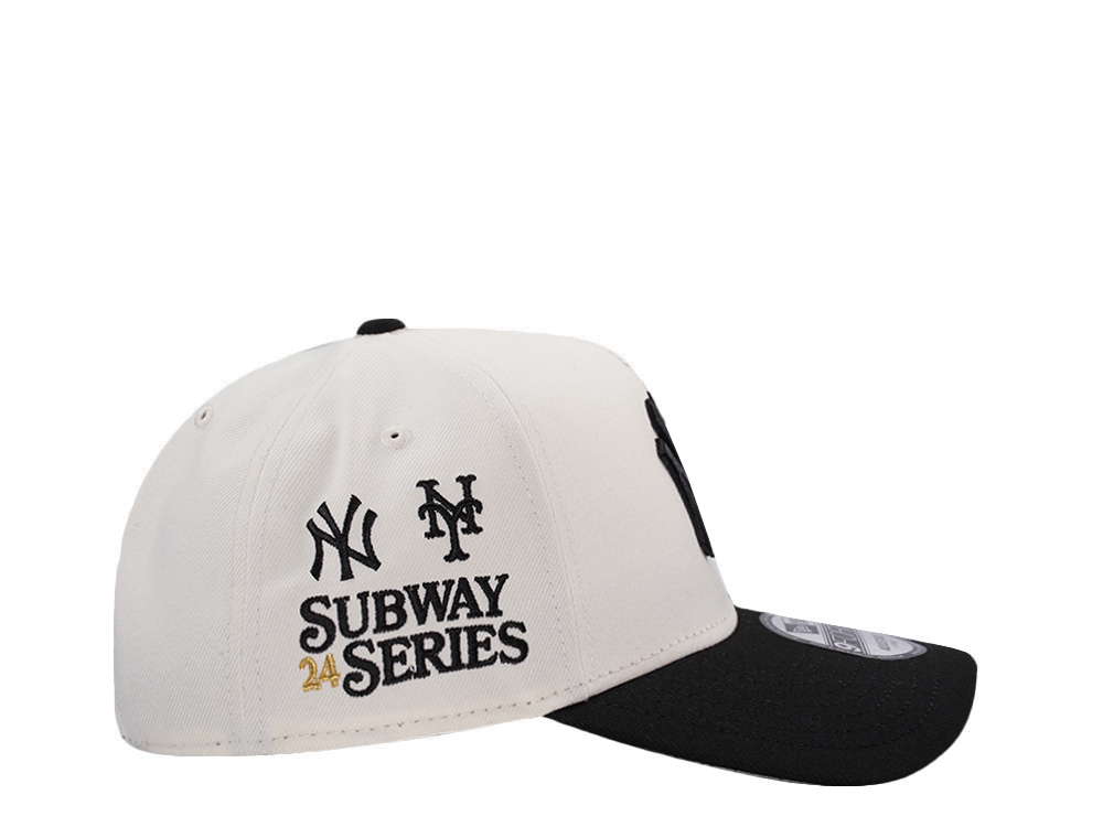 New Era New York Yankees Subway Series Chrome Two Tone Edition 9Forty A Frame Snapback Gorra