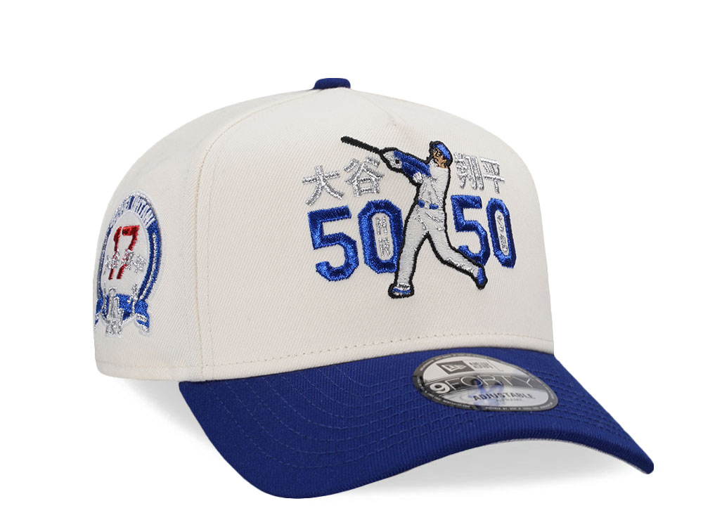 New Era Los Angeles Dodgers Ohtani 50 50 Season Chrome Two Tone Edition 9Forty A Frame Snapback Gorra