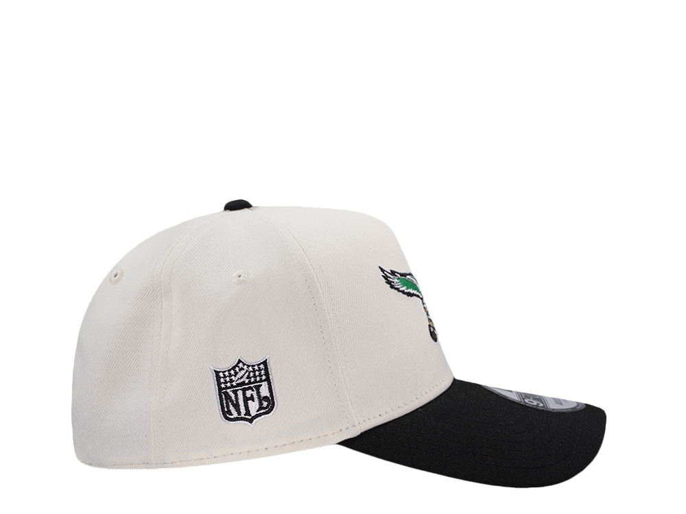 New Era Philadelphia Eagles Classic Chrome Two Tone Edition 9Forty A Frame Snapback Gorra