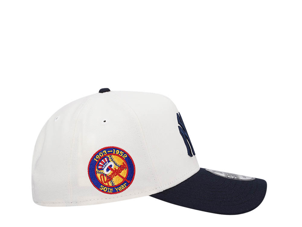 New Era New York Yankees 50th Anniversary Chrome Two Tone Edition 9Forty A Frame Snapback Gorra