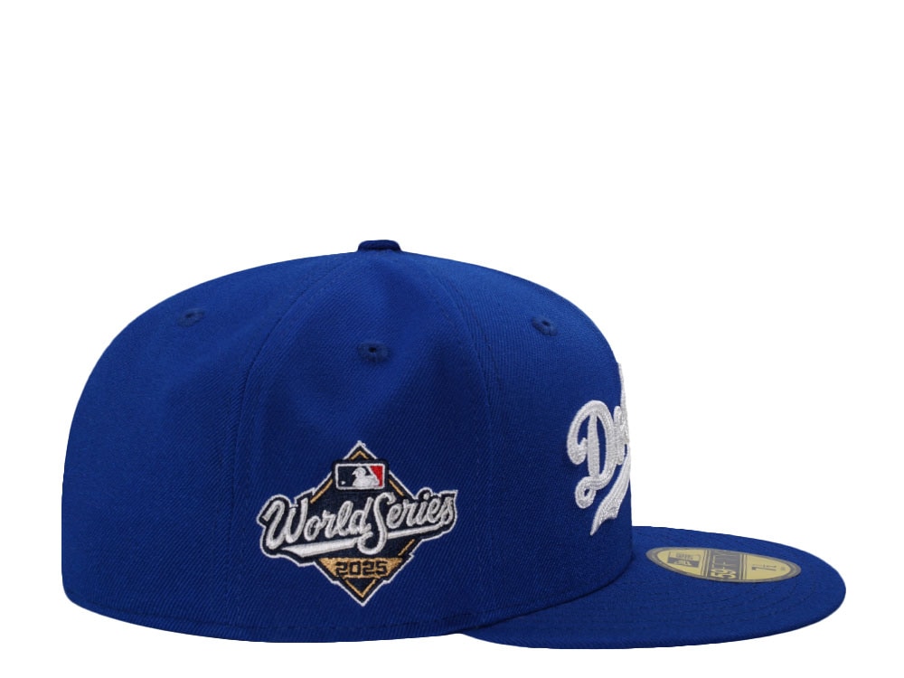 New Era Los Angeles Dodgers World Series 2025 Royal Blue Prime Edition 59Fifty Fitted Gorra