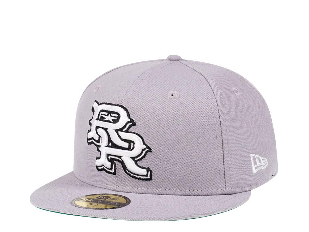 New Era Round Rock Express Gray Throwback Edition 59Fifty Fitted Gorra
