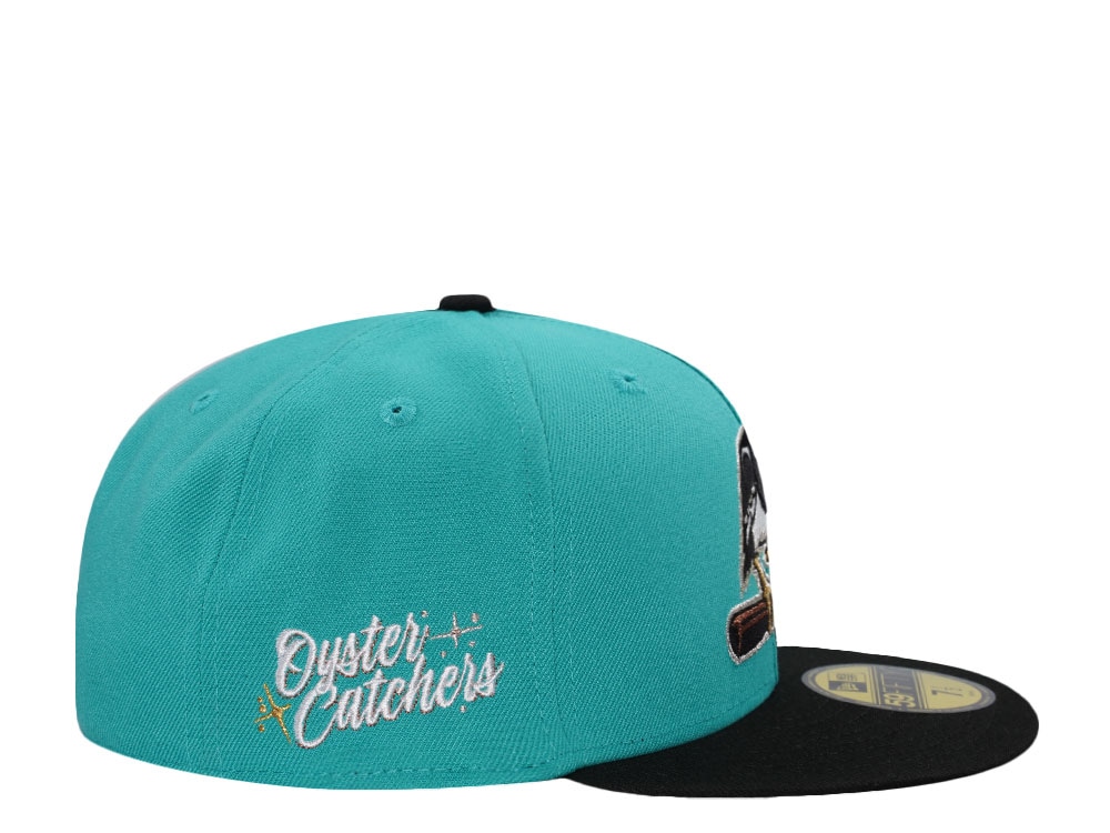 New Era Chesapeake Oyster Catchers Teal Two Tone Edition 59Fifty Fitted Gorra