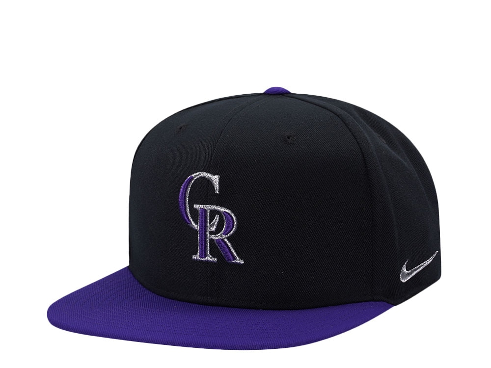 Nike Colorado Rockies Dri-Fit Pro Black Two Tone Edition Snapback Gorra