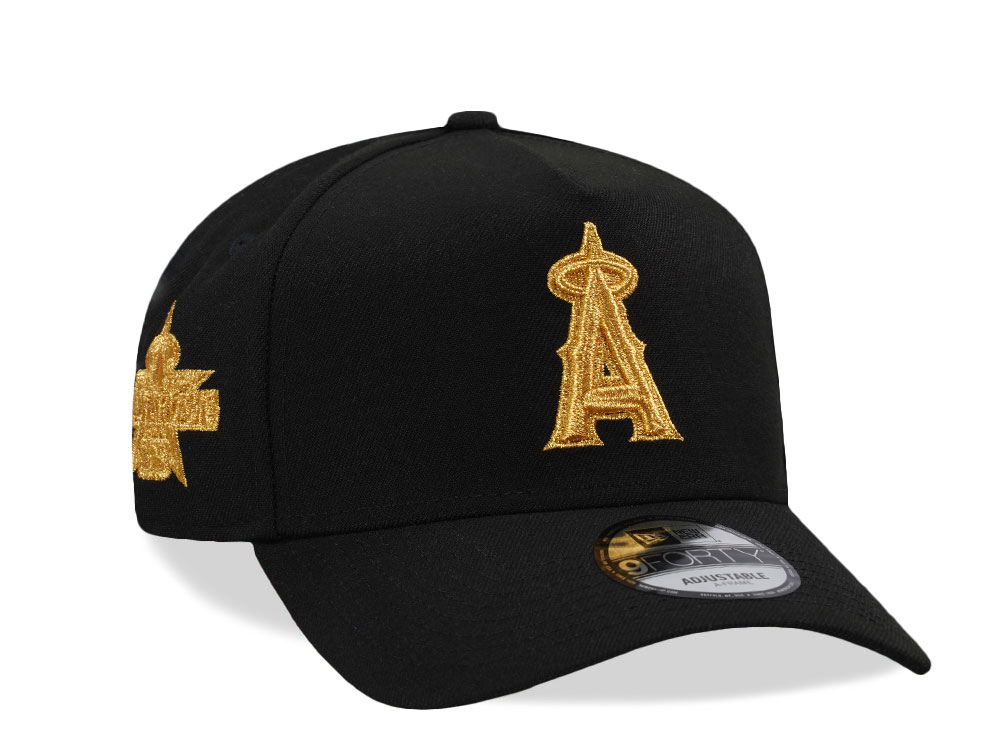 New Era Anaheim Angels All Star Game 2010 24K Black Prime Edition 9Forty A Frame Snapback Gorra